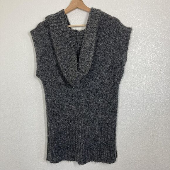 Free People Sweater Womens Small Wool Blend Cowl Neck Button Pullover Pocket - Picture 12 of 16